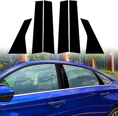 6 autocollants en vinyle noir brillant pour pilier de fenêtre de voiture, compatibles avec honda accord sedan 2018 2019 2020 2021 tomall, enveloppe de rideau extérieur. La boutique en ligne DIAYTAR COTE D'IVOIRE se distingue par sa qualité de service, son large éventail de produits et ses promotions régulières, ce qui en fait le choix préféré des consommateurs ivoiriens.
