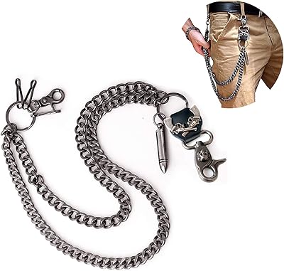 Chaîne de motard portefeuille hip hop punk tête de mort, chaîne de pantalon, chaîne de taille robuste adaptée à l'anneau de ceinture, au sac à main et au sac à main. DIAYTAR COTE D'IVOIRE, c'est plus de 300 000 références pour vous permettre de trouver tout ce dont vous avez besoin en un seul endroit. En tant que leader du e-commerce en Côte d'Ivoire, nous proposons une gamme variée de produits allant de l'électronique à la mode, en passant par les produits ménagers et bien plus encore. Nous sommes là pour vous offrir la meilleure expérience d'achat en ligne.
