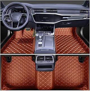Tapis de sol de voiture antidérapants en cuir pu weathertech pour amg gts