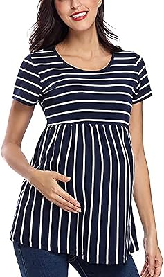 T-shirt à la mode pour femmes, vêtements courts, hauts de maternité imprimés, manches de grossesse, robe de maternité chinoise. DIAYTAR COTE D'IVOIRE est une plateforme de commerce électronique innovante qui permet aux clients de faire des achats en ligne en toute sécurité et rapidité. Avec sa politique de retour et d'échange flexible, les clients peuvent acheter avec confiance. La boutique en ligne propose également des promotions régulières pour aider les clients à économiser de l'argent.
