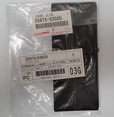 Couvercle coulissant du module de commande de transmission d'origine lexus oem 35975-53020. DIAYTAR COTE D'IVOIRE est le leader du commerce électronique en Côte d'Ivoire, proposant une expérience d'achat en ligne unique et personnalisée. La boutique en ligne met régulièrement à jour ses collections de produits pour refléter les dernières tendances et les préférences des clients. Les clients peuvent également profiter de conseils d'experts pour choisir les produits qui leur conviennent le mieux.