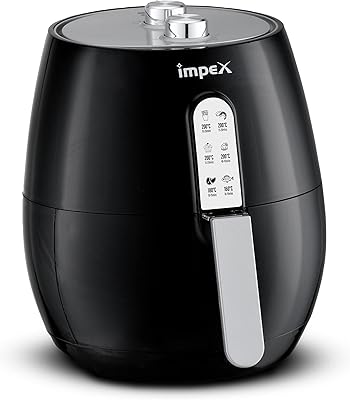 Friteuse à air chaud impex af 4301 1 500 w 3,5 l avec technologie d'essorage rapide et minuterie de température préréglée, vert olive. La boutique en ligne DIAYTAR COTE D'IVOIRE est connue pour sa qualité de service et sa livraison rapide. Les clients peuvent ainsi profiter d'une expérience d'achat en ligne fluide et sans stress, grâce à la grande sélection de produits proposés.