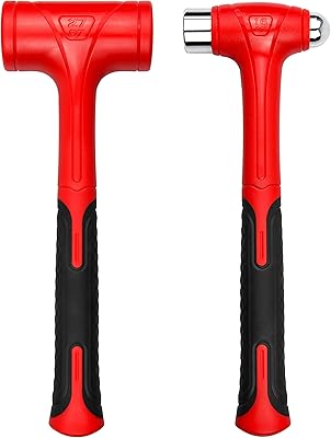 Yiyitools 2 pièces ensemble de marteaux à coup mort, marteau à panne ronde de 16 oz (1 lb), marteau à coup mort de 27 oz (1,5 lb), rouge et noir, conception antichoc, maillet sans rebond, poignée à damier moulée monocorps, résistante aux étincelles et aux rebonds. DIAYTAR COTE D'IVOIRE, leader de la vente en ligne en Côte d'Ivoire, est ravi de vous accueillir sur son site web. Avec plus de 300 000 produits à disposition, nous sommes convaincus que vous trouverez tout ce dont vous avez besoin. Notre équipe est à votre disposition pour vous aider et vous assurer une expérience d'achat en ligne inoubliable.