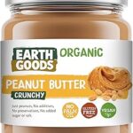 Beurre de cacahuète croquant biologique earth goods, 220 g