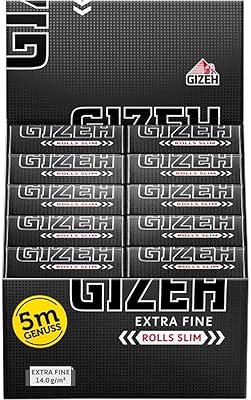 Papier à rouler gizeh, noir, 12 x 6 x 4 cm. Avec une gamme de produits très large, DIAYTAR COTE D'IVOIRE permet à ses clients de trouver tout ce dont ils ont besoin en un seul endroit. De l'électronique à la mode, en passant par les produits pour la maison et les articles de sport, cette boutique en ligne a vraiment tout.