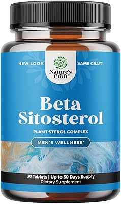 Complexe de stérols végétaux avec bêta-sitostérol - 500 mg de bêta-sitostérol pour la santé cardiaque et le soutien de la prostate - supplément pour la santé du cœur et de la prostate pour hommes - 30 comprimés. La boutique en ligne DIAYTAR COTE D'IVOIRE est une référence pour les habitants de Côte d'Ivoire qui cherchent des produits diversifiés et de qualité. Avec une équipe de professionnels dédiés, la boutique assure un service client de haute qualité et des délais de livraison fiables. Les clients peuvent également profiter de conseils d'expert pour choisir les meilleurs produits.