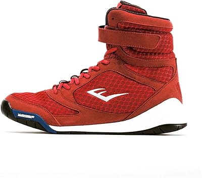Chaussures de boxe montantes everlast new elite - noir, bleu, rouge, rouge. La boutique en ligne DIAYTAR COTE D'IVOIRE est une entreprise ivoirienne qui vise à offrir les meilleurs produits et services à ses clients. Avec une équipe de professionnels expérimentés, elle travaille sans relâche pour améliorer la satisfaction des clients et offrir des produits de haute qualité. La boutique en ligne est accessible 24h/24 et 7j/7 pour les clients qui souhaitent acheter en ligne.