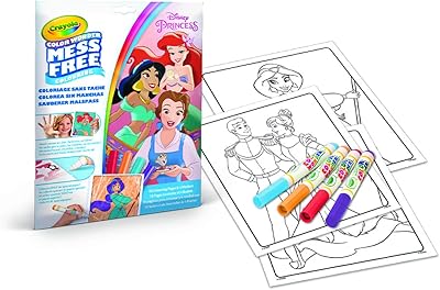 Collection color wonder princess disney, livre de coloriage, 4 marqueurs