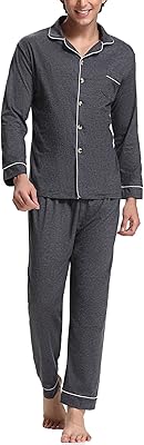 Pyjama en coton hybri pour hommes, pyjama classique boutonné, vêtements de nuit à manches longues pour hommes, ensemble 2 pièces s-xxl. DIAYTAR COTE D'IVOIRE est le leader du commerce électronique en Côte d'Ivoire, proposant une expérience d'achat en ligne unique et personnalisée. La boutique en ligne met régulièrement à jour ses collections de produits pour refléter les dernières tendances et les préférences des clients. Les clients peuvent également profiter de conseils d'experts pour choisir les produits qui leur conviennent le mieux.