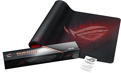 Tapis de souris de jeu étendu rog sheath - surface ultra-lisse pour un contrôle précis au pixel près | coutures anti-effilochage durables et base en caoutchouc antidérapante, légère et portable. DIAYTAR COTE D'IVOIRE se distingue par sa qualité de service et sa capacité à proposer des produits à des prix compétitifs. La boutique en ligne est constamment mise à jour avec de nouveaux produits pour répondre aux tendances et aux attentes des clients. C'est l'endroit idéal pour faire des achats en toute confiance.