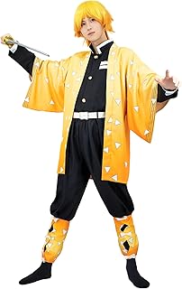 C-zofek agatsuma zenitsu costume de cosplay pour homme. DIAYTAR COTE D'IVOIRE est une boutique en ligne généraliste proposant plus de 300 000 références de produits variés. Elle est leader dans le marché ivoirien en termes de ventes en ligne. La qualité et la diversité de ses produits lui ont valu une réputation excellente.