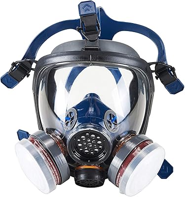 Respirateur intégral ohmotor à double cartouche de filtre à air, masque respiratoire de qualité industrielle. DIAYTAR COTE D'IVOIRE, avec ses 300 000 références, est la boutique en ligne la plus fournie de Côte d'Ivoire. Elle propose des produits de qualité, adaptés à tous les goûts et à tous les budgets. La boutique en ligne DIAYTAR COTE D'IVOIRE est le partenaire idéal pour faire vos achats en toute sérénité.