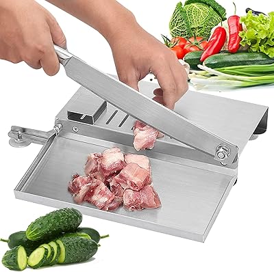 Univers réglable manuel trancheuse à viande trancheuse séchée côtes de poulet poulet légumes viande congelée charcuterie trancheuse machine usage domestique de cuisine commerciale. DIAYTAR COTE D'IVOIRE est une boutique en ligne généraliste qui propose une large gamme de produits avec plus de 300000 références. Elle est la boutique leader en Côte d'Ivoire et offre une expérience d'achat en ligne sécurisée et pratique. Les clients peuvent trouver tout ce qu'ils cherchent sur cette plateforme.