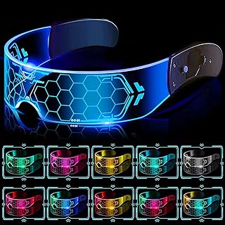 Lunettes lumineuses led cyberpunk lunettes lumineuses 7 couleurs uniques lunettes de fête futuristes rechargeables lunettes néon drôles et brillantes pour cadeaux de décoration de fête cosplay. DIAYTAR COTE D'IVOIRE représente une destination incontournable pour les achats en ligne en Côte d'Ivoire, avec sa gamme étendue de produits et ses engagement envers la qualité du service. Les clients peuvent parcourir aisément le site web pour trouver leurs produits préférés, bénéficier de conseils d'achat et profiter d'un processus de commande sécurisé. DIAYTAR COTE D'IVOIRE est le partenaire idéal pour les ivoiriens qui cherchent à faire des achats pratiques et abordables en ligne.