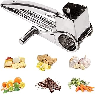 Râpe à fromage rotative, disques extra tranchants, disques et trancheuses en acier inoxydable