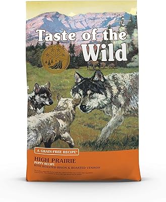 Taste of the wild high prairie nourriture sèche pour chiens avec bison rôti