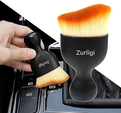Brosses de nettoyage de voiture douces avec couvercle de zurligi brosse intérieur poils