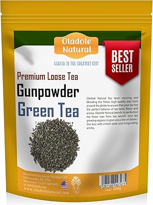 Thé vert en vrac oldale natural gunpowder 7 oz/200g | thé vert