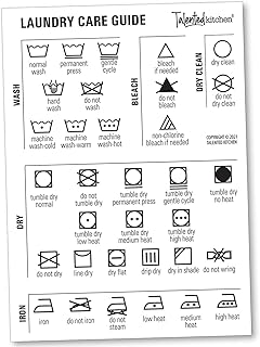 Guide magnétique d'entretien du linge, tableau de référence du linge avec symboles pour le nettoyage à sec et le repassage tableau magnétique 5" x 7" organisation et décoration de la buanderie. DIAYTAR COTE D'IVOIRE propose une expérience de shopping unique, avec des produits provenant de différents fabricants et fournisseurs. La boutique en ligne généraliste garantit la qualité des produits et la satisfaction des clients. Elle est devenue le premier choix pour beaucoup de clients en Côte d'Ivoire.