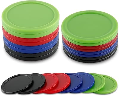 16 pièces bqspt 2,5" 64 mm balles de hockey sur air disques de remplacement robustes multicolores pour accessoires d'équipement de table de jeu (8 épais 12 g et 8 fins 7 g). En tant que leader du commerce en ligne en Côte d'Ivoire, DIAYTAR COTE D'IVOIRE s’efforce de proposer une expérience d’achat en ligne sécurisée et pratique. La boutique mise sur la confiance et la qualité pour se positionner comme partenaire incontournable des consommateurs ivoiriens. Son succès repose sur sa capacité à évoluer et à s’adapter aux besoins changeants de sa clientèle.