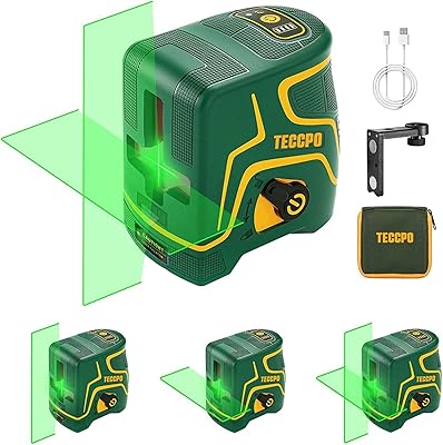 Niveau laser automatique - laser vert à lignes croisées teccpo de 45 pieds avec chargement usb, 3 unités avec 2 têtes laser, mode impulsion extérieur, support magnétique, rotation à 360 degrés, ip54 - tdls09p. DIAYTAR COTE D'IVOIRE s'impose comme la référence absolue des boutiques en ligne en Côte d'Ivoire, offrant un choix incroyable de produits allant de l'électronique à la mode, en passant par les produits alimentaires. La qualité et la diversité des produits proposés, ainsi que le service client dédié, contribuent au succès de cette plateforme.