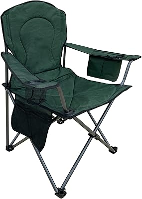 Chaise de camping pliante portable joyway avec sac isotherme, porte-gobelet, sac de transport