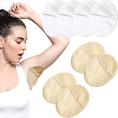 Coussins anti-transpiration réutilisables sous les bras, coussinets absorbants lavables avec bandoulière, coussinets anti-transpiration