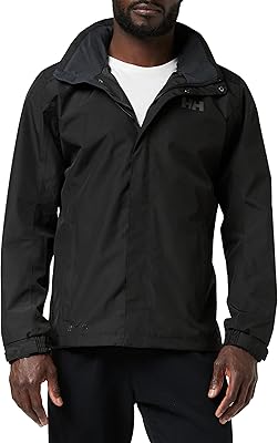 Helly hansen downliner raincoat pour hommes, imperméable respirant, imperméable et coupe-vent