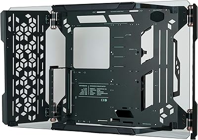 Cooler master master frame 700, boîtier atx à cadre ouvert personnalisable, verre panoramique