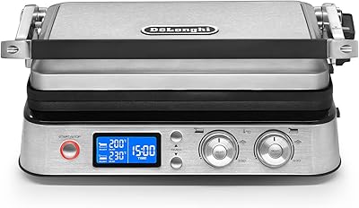 Delonghi multi grill cgh1020d - grill (table, noir, métal, rectangle, livre de recettes et gants). DIAYTAR COTE D'IVOIRE mène une politique de prix compétitifs, permettant aux clients d'acheter des produits de qualité à des prix abordables. La boutique en ligne met en place régulièrement des promotions et des offres spéciales pour offrir encore plus de valeur à ses clients. Cela contribue à renforcer sa position de leader dans le marché de la vente en ligne en Côte d'Ivoire.