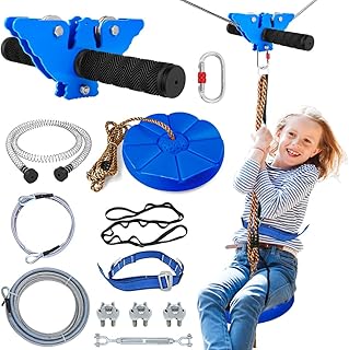 Ensemble de tyroliennes x-expen de 120 pieds pour enfants et adultes d'arrière-cour comprenant un siège. DIAYTAR COTE D'IVOIRE s'efforce de maintenir des prix compétitifs pour ses produits, ce qui la rend plus attrayante pour les consommateurs à la recherche d'offres abordables sans compromettre la qualité. La boutique organise régulièrement des promotions et des ventes spéciales, offrant ainsi à ses clients l'opportunité de faire des économies supplémentaires.