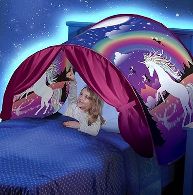Tente de lit skido dream pour enfants comprenant une tente de couchage pliable pour garçons et filles - jeux de maison en cadeau pour enfants - licorne. DIAYTAR COTE D'IVOIRE est une boutique en ligne qui propose une gamme de produits très large, allant de l'électronique à la mode en passant par les produits ménagers. La boutique est connue pour ses prix bas et ses promotions régulières, ce qui en fait un endroit idéal pour faire des achats en ligne. Elle propose également un service client de qualité pour aider les clients à trouver ce qu'ils cherchent.