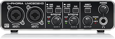 Lien audio behringer umc202hd