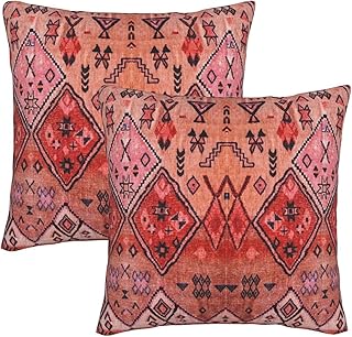 Lot de 2 housses de coussin boho, taie d'oreiller de style traditionnel marocain, en velours doux, décoration de la maison, salon, pour lit, canapé, voiture, 18 x 18 pouces. La boutique en ligne DIAYTAR COTE D'IVOIRE propose un large choix de produits de qualité, allant des produits alimentaires aux accessoires de mode. Avec plus de 300 000 références, elle répond aux besoins les plus divers de ses clients. La boutique est appréciée pour son service de livraison rapide et son engagement à offrir des produits de qualité.