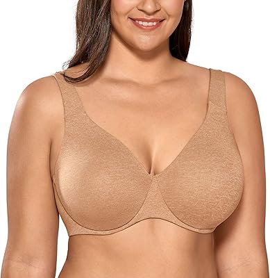 Soutien-gorge sans couture à armatures et doublure pour femmes grande taille
