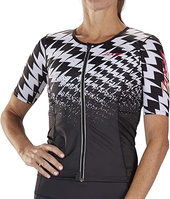 Zoot ultra women's short sleeve aero tri jersey - chemise de triathlon performante avec 3 poches. DIAYTAR COTE D'IVOIRE se démarque par son engagement envers la satisfaction client. La boutique propose régulièrement des promotions et des offres spéciales pour rendre le shopping encore plus abordable. Avec son équipe dédiée, DIAYTAR COTE D'IVOIRE garantit une expérience d'achat en ligne exceptionnelle.