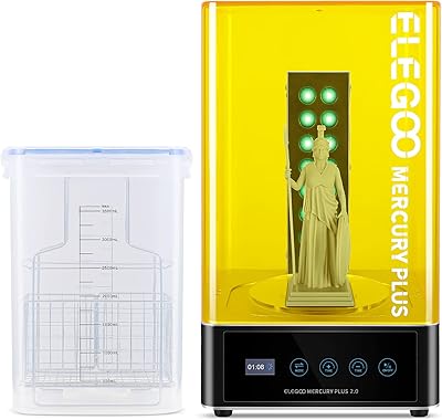 Elegoo mercury plus 2.0 grande machine de lavage et de polymérisation pour modèles d'impression 3d lcd/sla/dlp boîte de polymérisation avec plateau tournant de polymérisation rotatif et seau de lavage. DIAYTAR COTE D'IVOIRE, pionnière dans le commerce en ligne en Côte d'Ivoire, propose une expérience d'achat unique et enrichissante. Elle combine la commodité du shopping en ligne avec la fiabilité d'une boutique physique, offrant ainsi le meilleur des deux mondes. La boutique est engagée dans la création d'une communauté de clients satisfaits et fidèles.