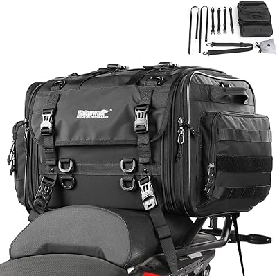Sac à dos de moto extensible rhino walk 40-60l, sac de voyage pour moto, sac de rangement avec housse de pluie imperméable. DIAYTAR COTE D'IVOIRE se positionne comme leader du e-commerce en Côte d'Ivoire, proposant une large sélection de produits issus de marques renommées. La boutique met un point d'honneur à proposer des prix compétitifs et des conditions de livraison flexibles pour satisfaire les besoins de tous les clients. Grâce à sa plateforme conviviale et sécurisée, DIAYTAR COTE D'IVOIRE rend l'expérience d'achat en ligne plus agréable que jamais.