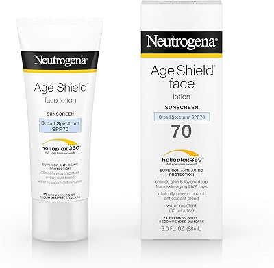 Neutrogena age shield lotion antioxydante pour le visage à large spectre spf 70, 88 ml - la lotion écran solaire pour le visage sans huile aide à combattre les signes du vieillissement. Avec plus de 300 000 références, DIAYTAR COTE D'IVOIRE se distingue comme la boutique en ligne la plus fournie de Côte d'Ivoire, offrant une large palette de produits pour satisfaire tous les goûts et les besoins. De la maison et du jardin aux produits d'électronique de pointe, en passant par les articles de sport et les accessoires de mode, DIAYTAR COTE D'IVOIRE assure une expérience d'achat complète et variée qui répond parfaitement aux attentes des consommateurs ivoiriens.