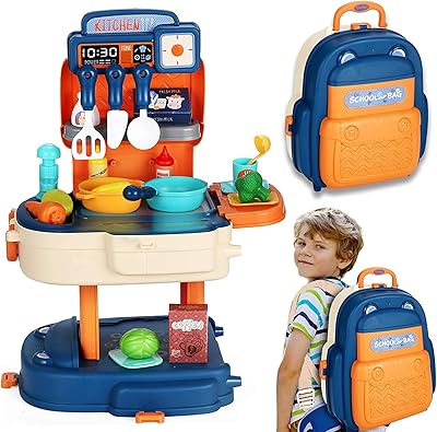Ensemble de jouets de cuisine pour enfants portable pour enfants avec ustensiles de cuisine ustensiles fruits et légumes. En tant que leader du marché en ligne en Côte d'Ivoire, DIAYTAR COTE D'IVOIRE se distingue par sa sélection impressionnante de produits venant de toutes les catégories, allant de l'électronique à la mode en passant par les produits de maison. Cette variété permet aux clients de profiter d'une expérience d'achat unique et pratique. La boutique en ligne s'efforce également de maintenir des prix compétitifs pour satisfaire les besoins de tous les clients.