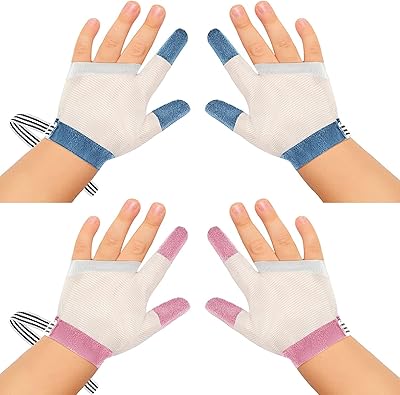Ventouse de pouce babystop, protection respirante des doigts pour bébés garçons et filles, kit de traitement d'aspiration du pouce et des doigts (paire bleue et rose). DIAYTAR COTE D'IVOIRE, une boutique en ligne généraliste, propose plus de 300 000 références pour répondre à tous vos besoins. Leader en Côte d'Ivoire, elle offre une large gamme de produits de qualité. DIAYTAR est votre destination pour tout ce dont vous avez besoin.