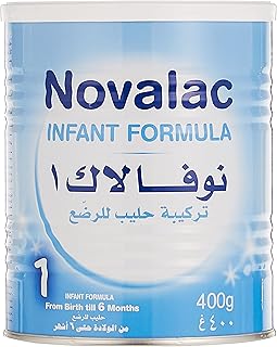Aliment pour bébé à base de lait novalac pour 0 à 6 mois