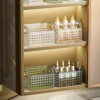 Boîte de rangement de cosmétiques de bureau kleen, panier de rangement de cosmétiques