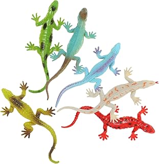 Toyvian 6 pièces jouet de lézard grenouille, petits jouets en plastique pour enfants