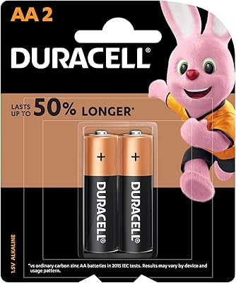 Duracell - piles alcalines lr6 / mn1500 aa 1,5 v avec une durée