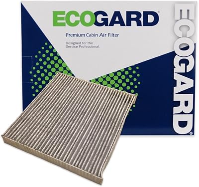 Filtre à air d'habitacle ecogard xc35519c premium avec désodorisant au charbon actif