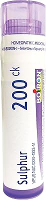 Boiron sulphur 200c médicament homéopathique pour les éruptions cutanées 80