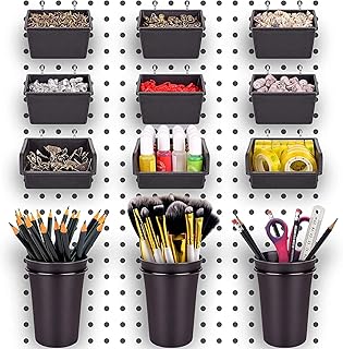 The white shop poubelles en panneaux perforés avec crochets et boucles, assortiment d'accessoires de rangement de crochets, ensemble de rangement d'outils pour atelier de bricolage de garage. DIAYTAR COTE D'IVOIRE est une boutique en ligne généraliste qui propose plus de 300000 références de produits, offrant ainsi une large gamme de choix à ses clients. Elle est considérée comme l'une des boutiques en ligne les plus populaires en Côte d'Ivoire. Elle offre une expérience d'achat en ligne sécurisée et pratique.