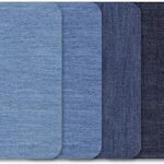 5 pièces de patchs en denim thermocollants pour la réparation de vêtements