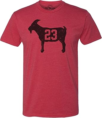تيشيرت عليه عبارة "official goat gear 23 " t-shirt jordan vintage